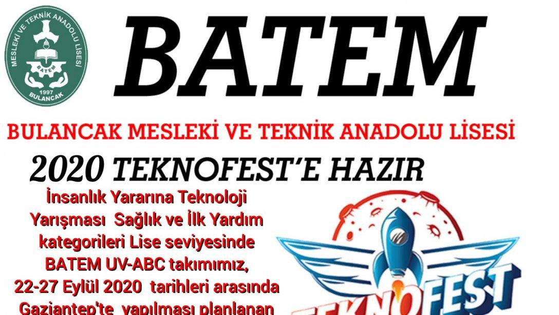 BATEM TEKNOFEST 2020 FİNALLERİNDE